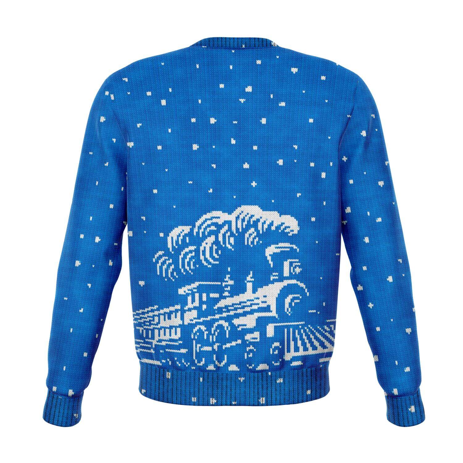 Fun Xmas Sweater - BiPolar Express-sweatshirt-back