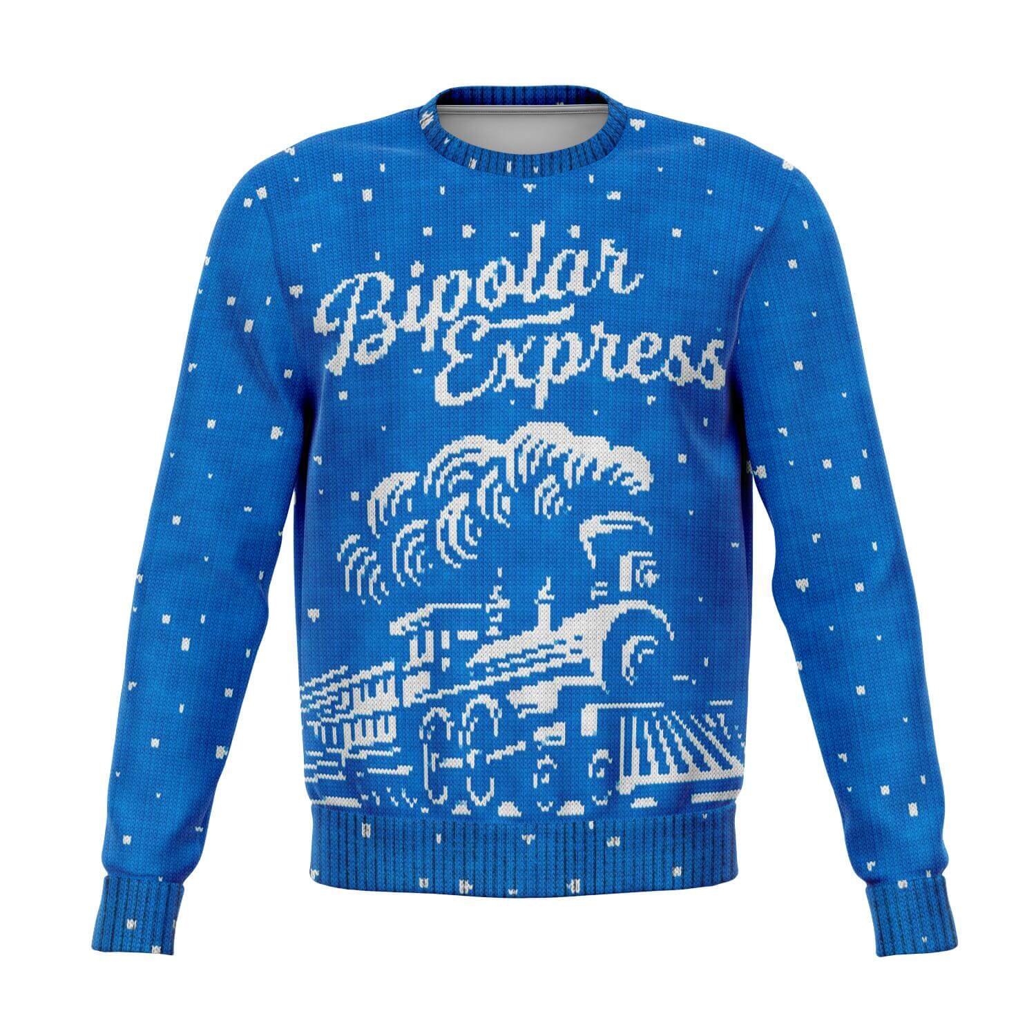 Fun Xmas Sweater - BiPolar Express-sweatshirt-front