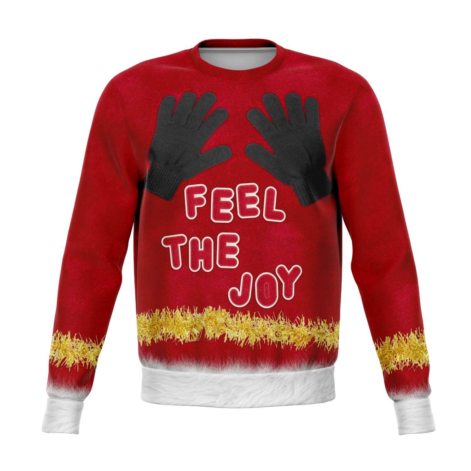 Feel-The-Joy Fun Xmas sweatshirt-front