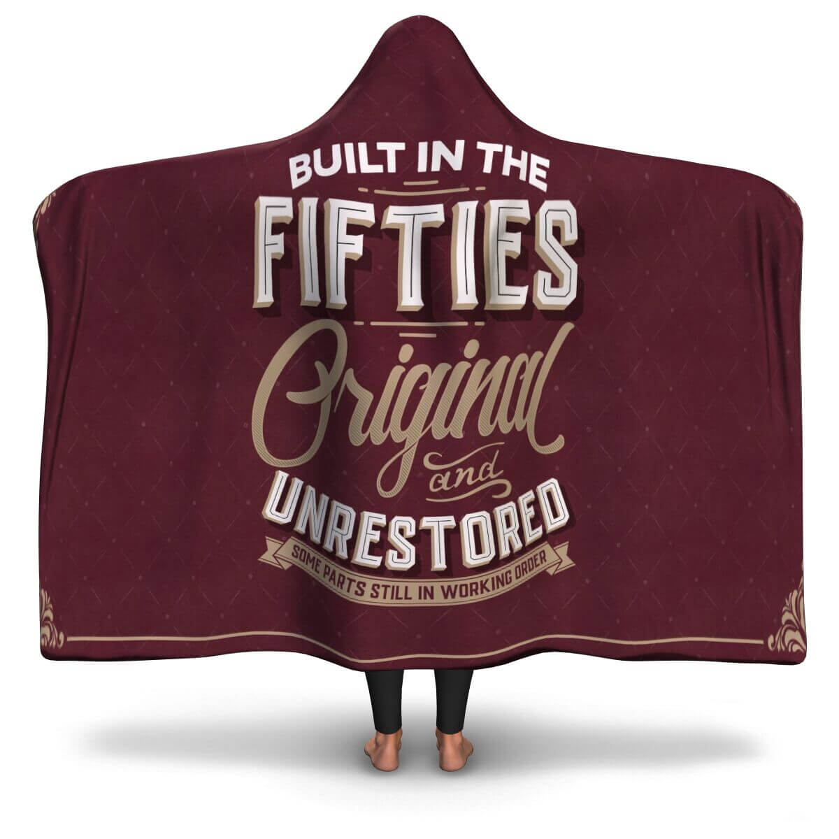 Fifties Original - Hooded Blanket - back