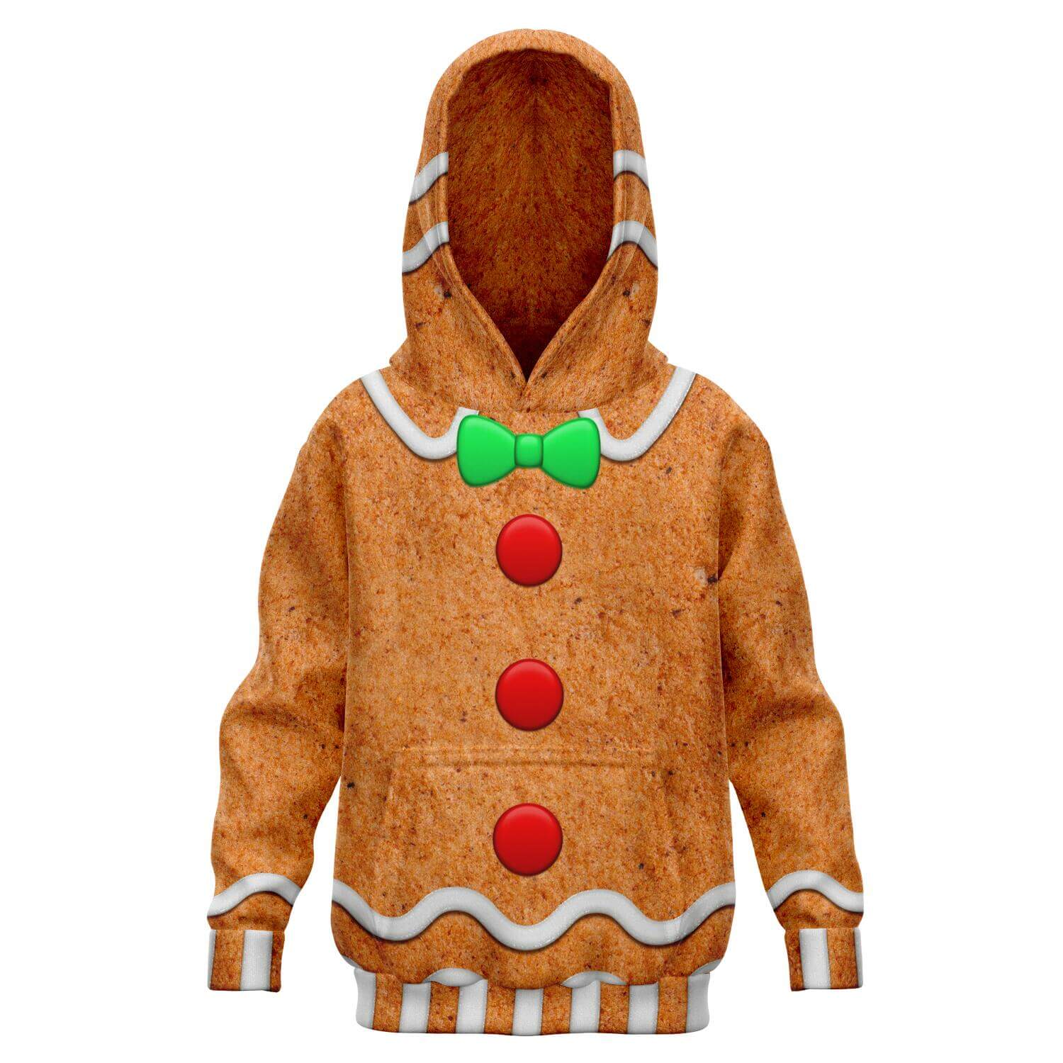 Kids Hoodie - Gingerbread Man - front