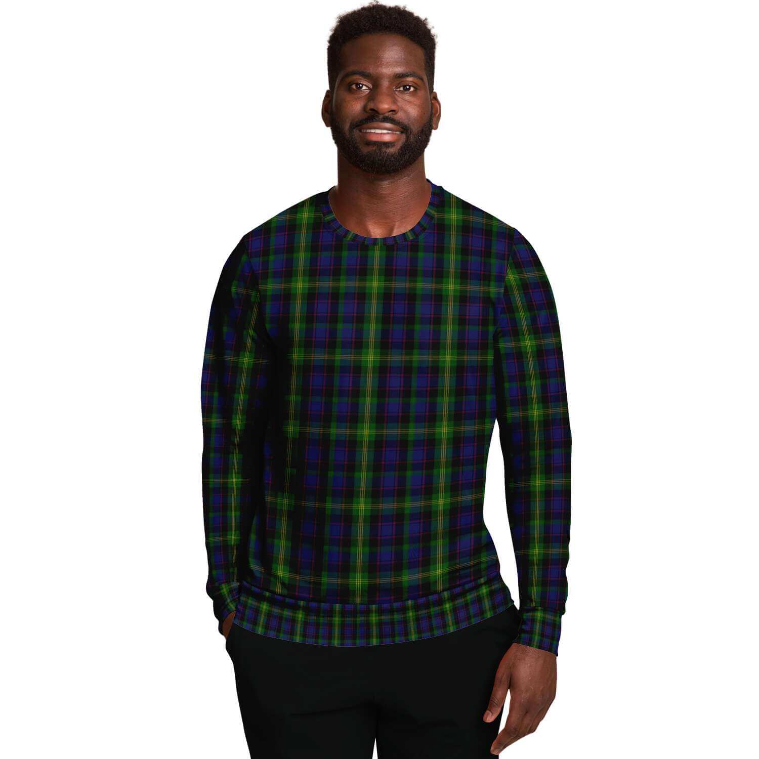 Watson-Tartan-Athletic-Fashion-sweatshirts-male-front