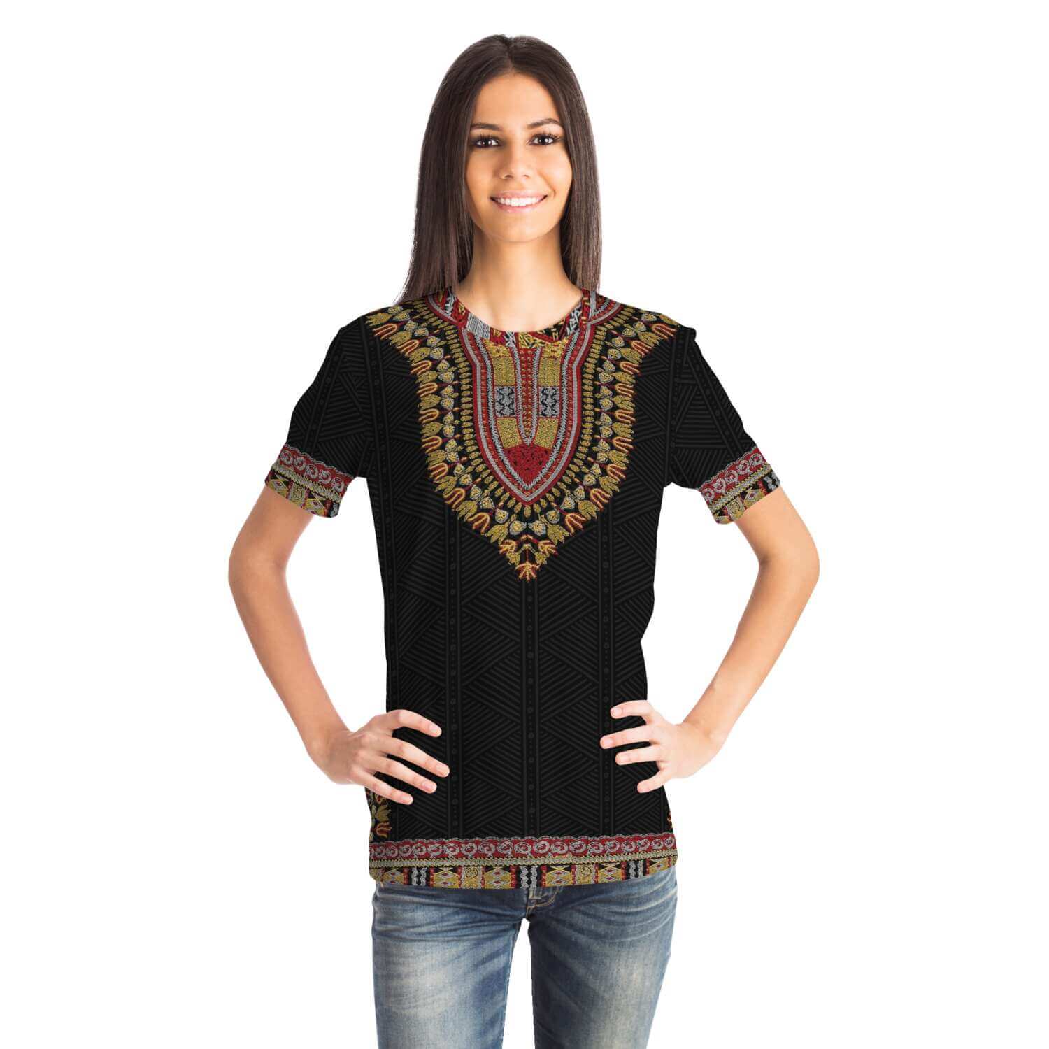 Dashiki-African-Pattern-T-Shirt-female-front1