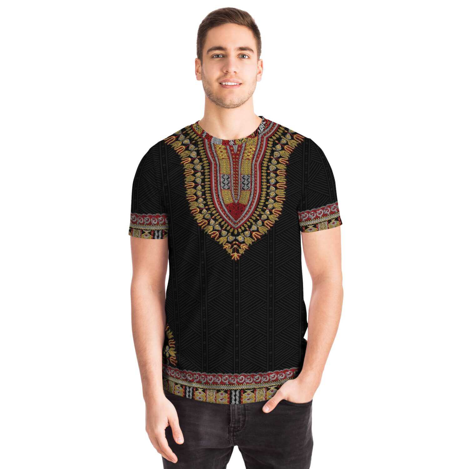 Dashiki-African-Pattern-T-Shirt-male-front