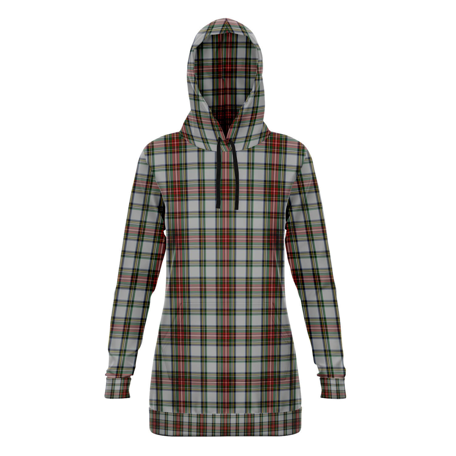 Dress-Stewart-Tartan-longline_hoodie_neutral-front
