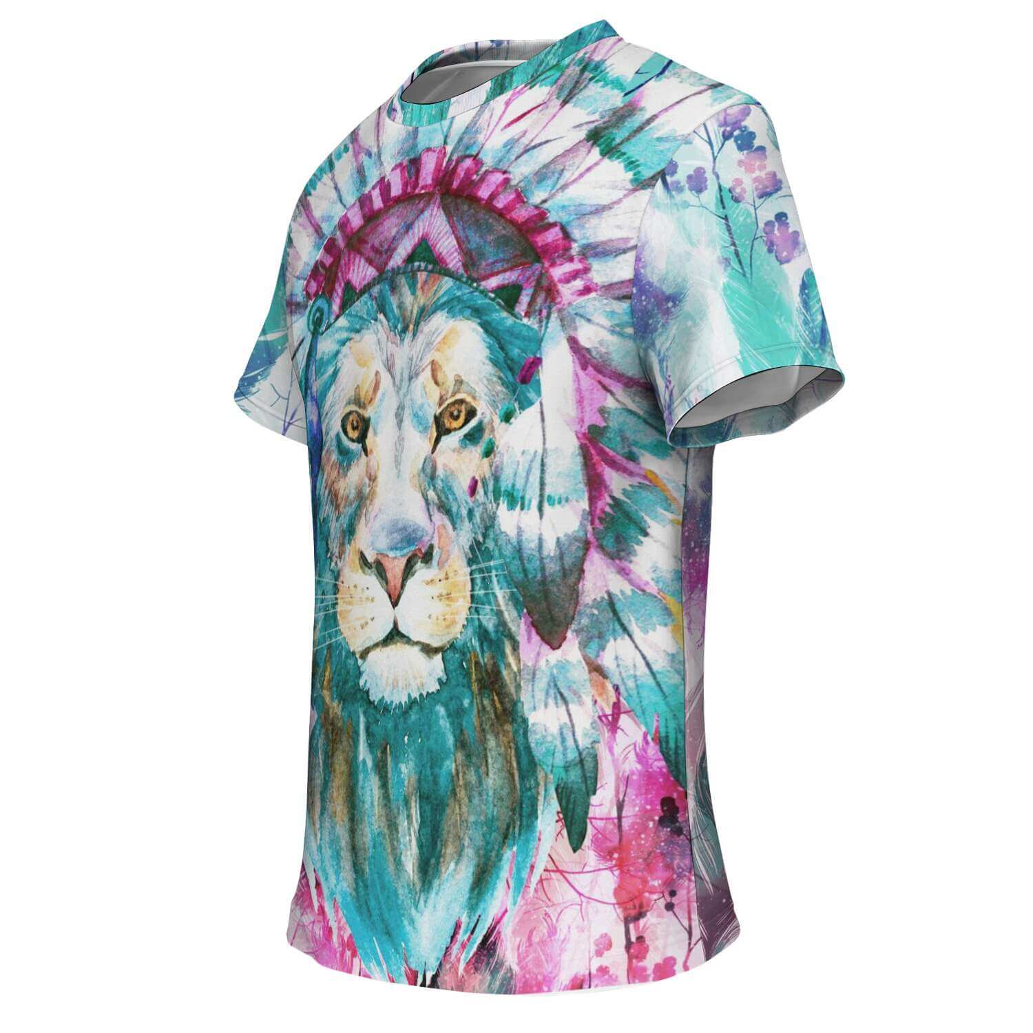 Hippie-Lion-T-Shirt-neutral-side2