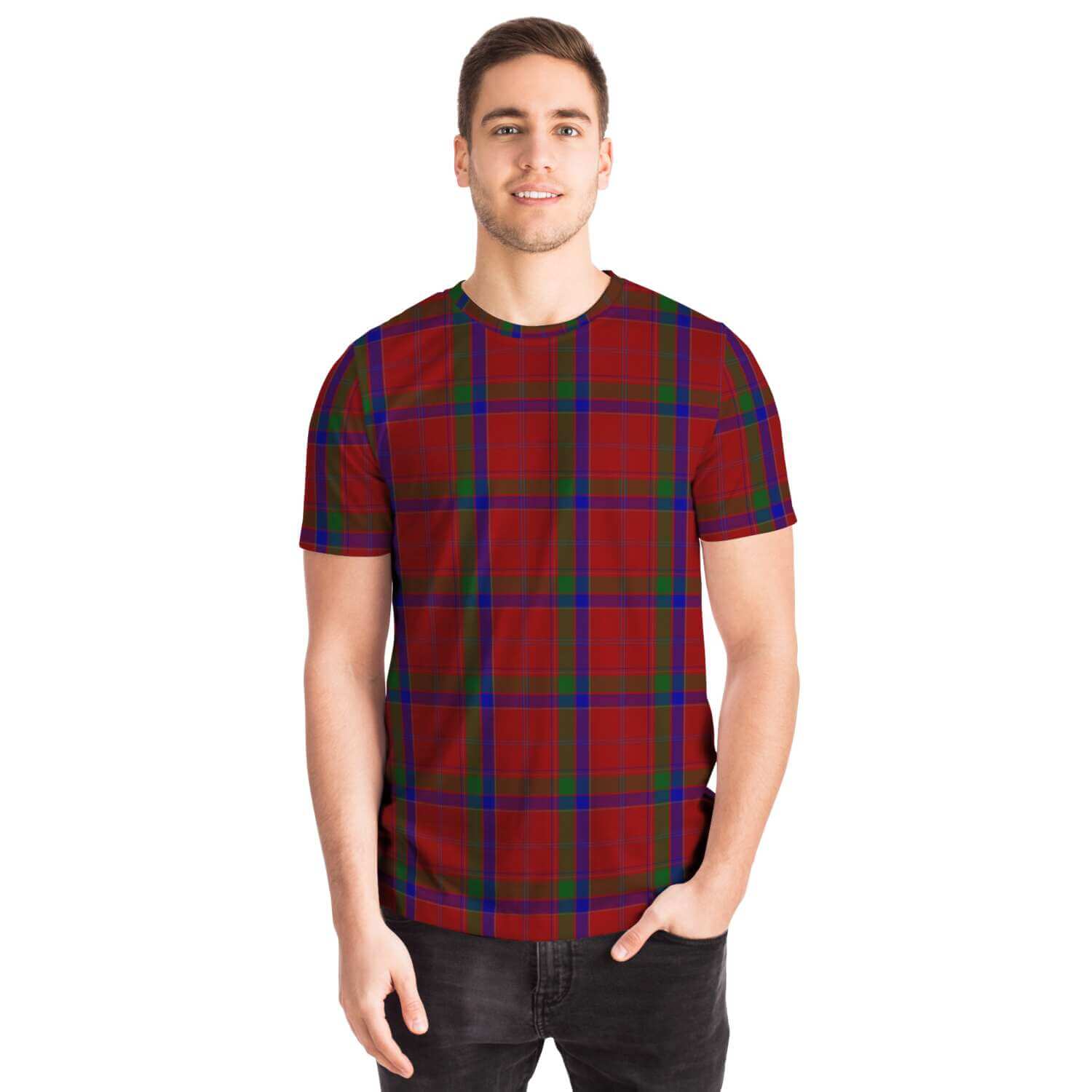 MacGillivray-Tartan-T-shirt-male-front
