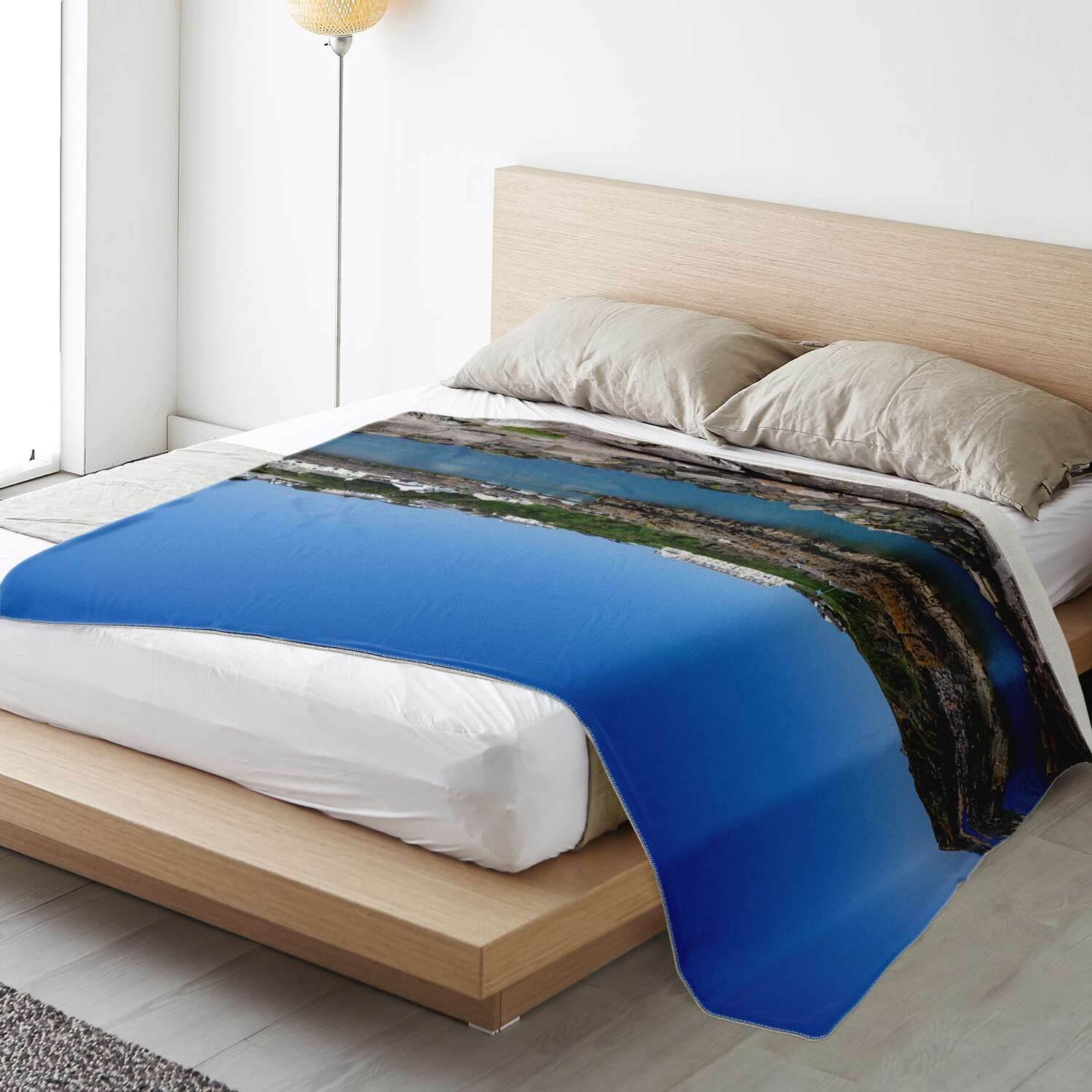 Microfleece-Blanket-Hotel-Harbour-Portpatrick-lifestyle-bedextralarge