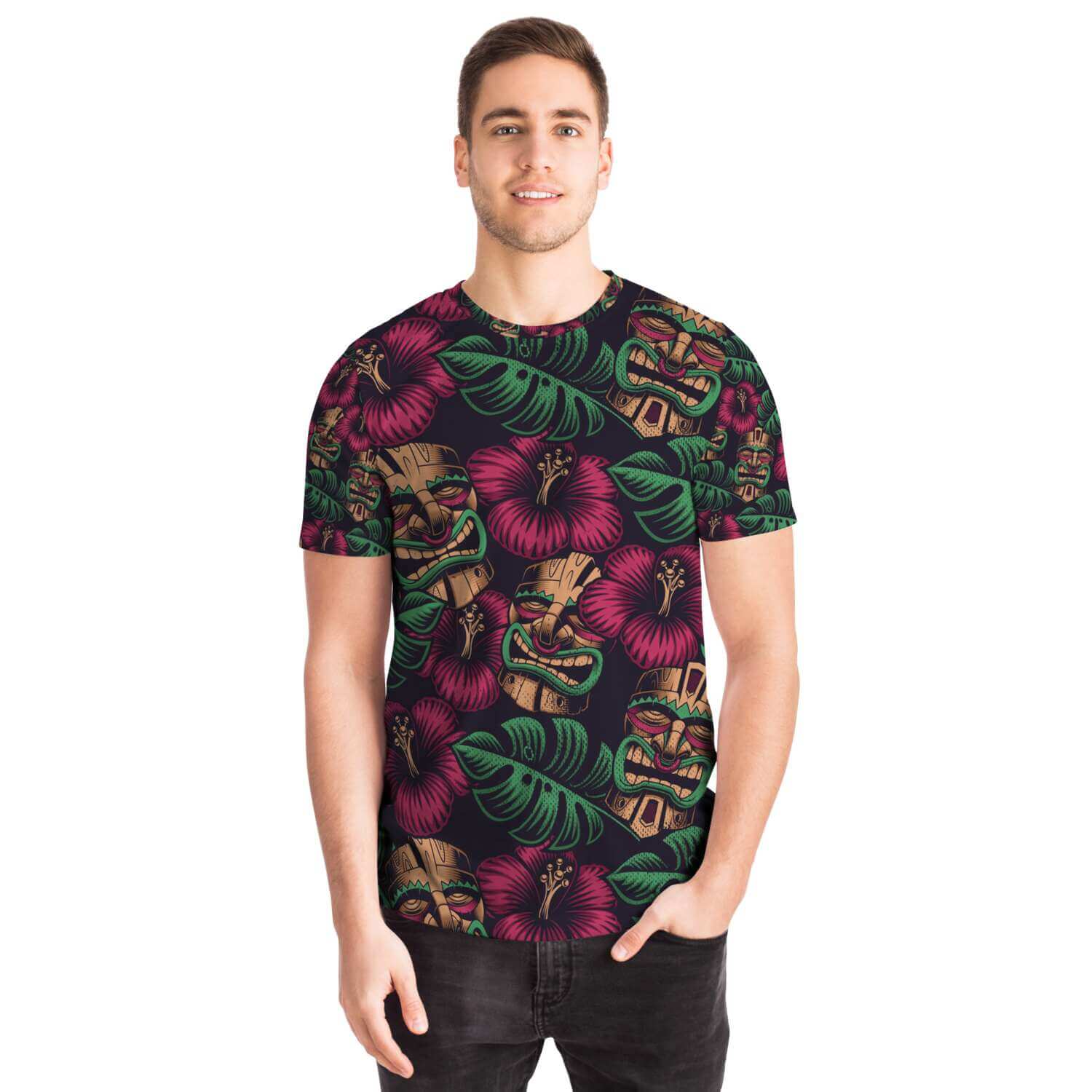 Tikki-Mask-All-Over-Print-T-Shirt-male-front-2