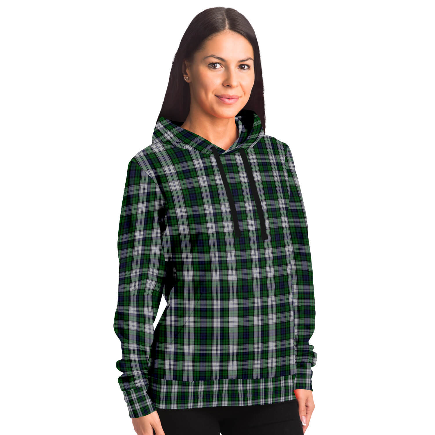 Black-Watch-Dress-Tartan-Athletic-or-Fashion-Pullover -Hoodie-right_down
