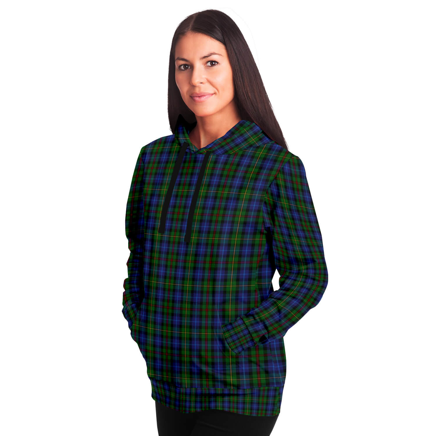 Smith-Tartan-Athletic-or-Fashion-Pullover -Hoodie-left_down