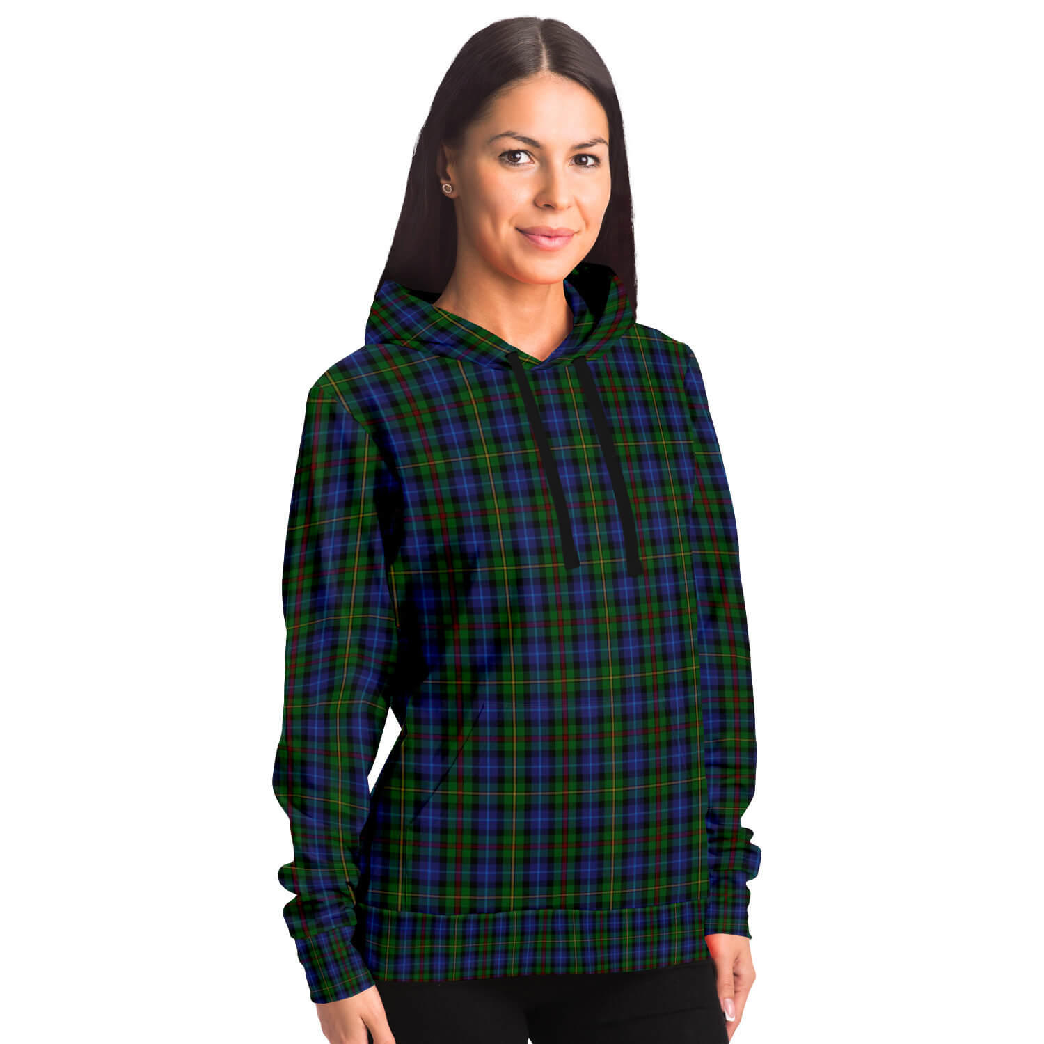 Smith-Tartan-Athletic-or-Fashion-Pullover -Hoodie-right_down
