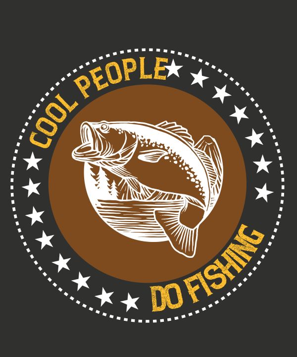 Fishing T-Shirt - Gildan 64000