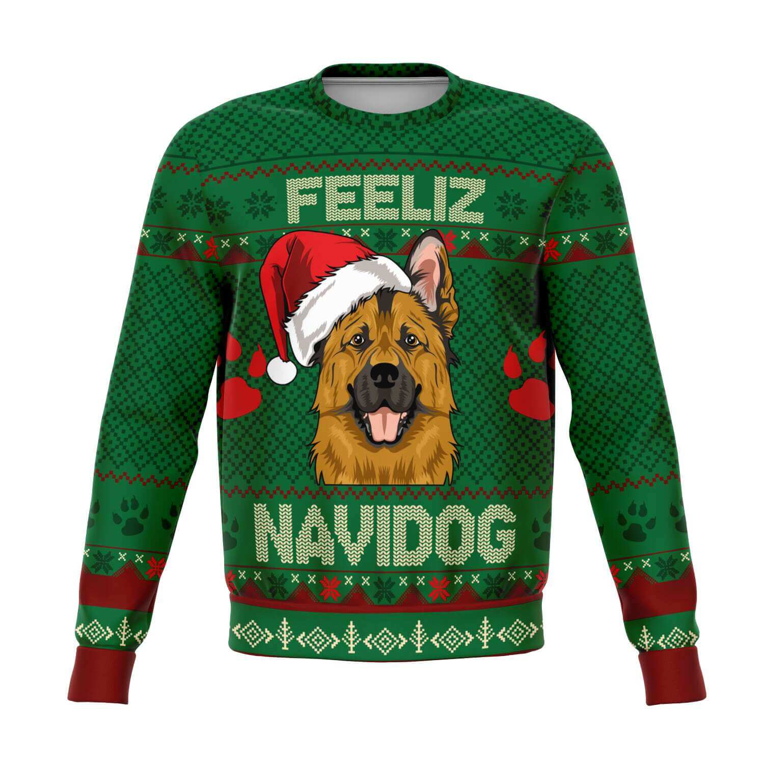 German-Shepherd-Feeliz-Navidog-Athletic-Fashion-sweatshirt