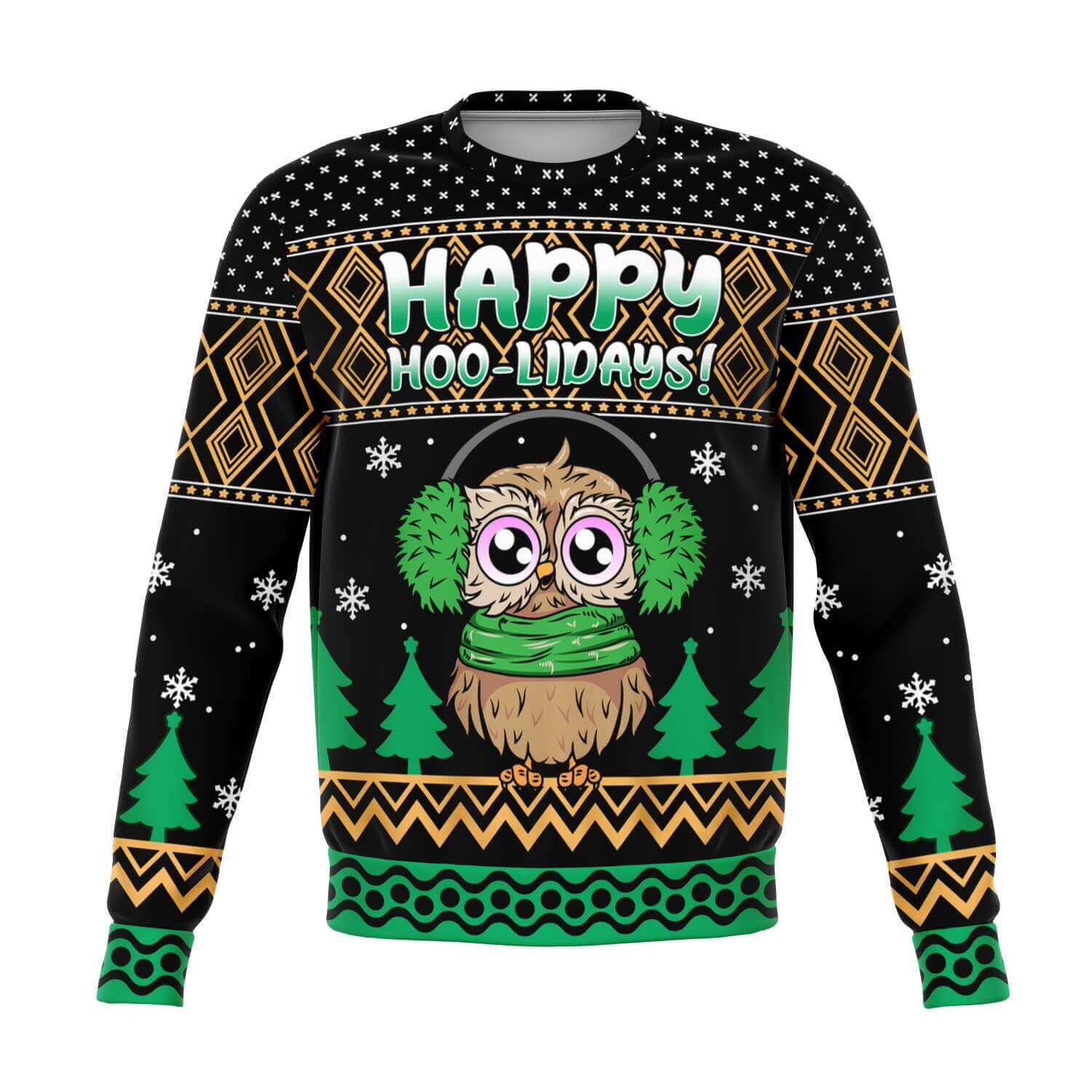 Happy-Hoo-lidays-Athletic-Fashion-sweatshirt
