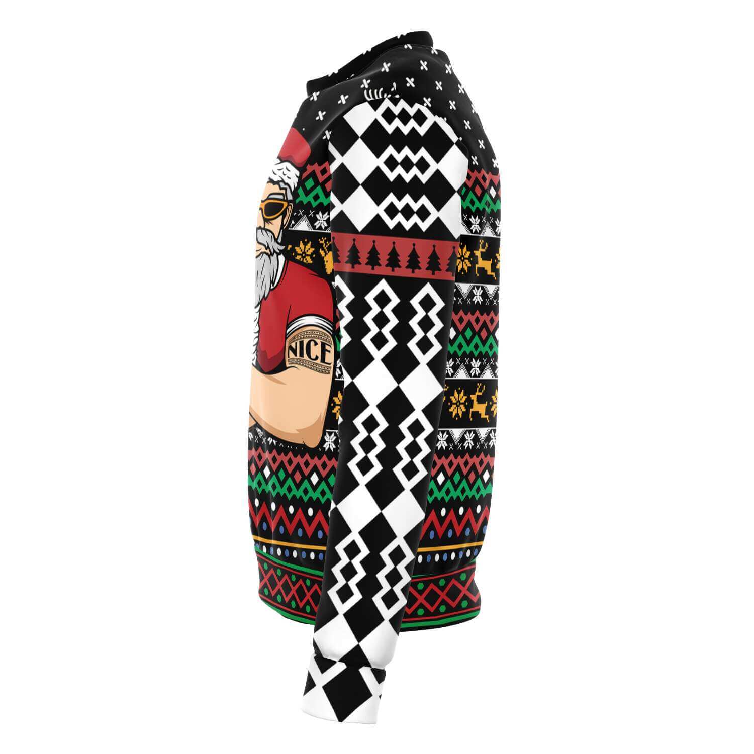 Santa Bouncer-Athletic-Fashion-sweatshirt