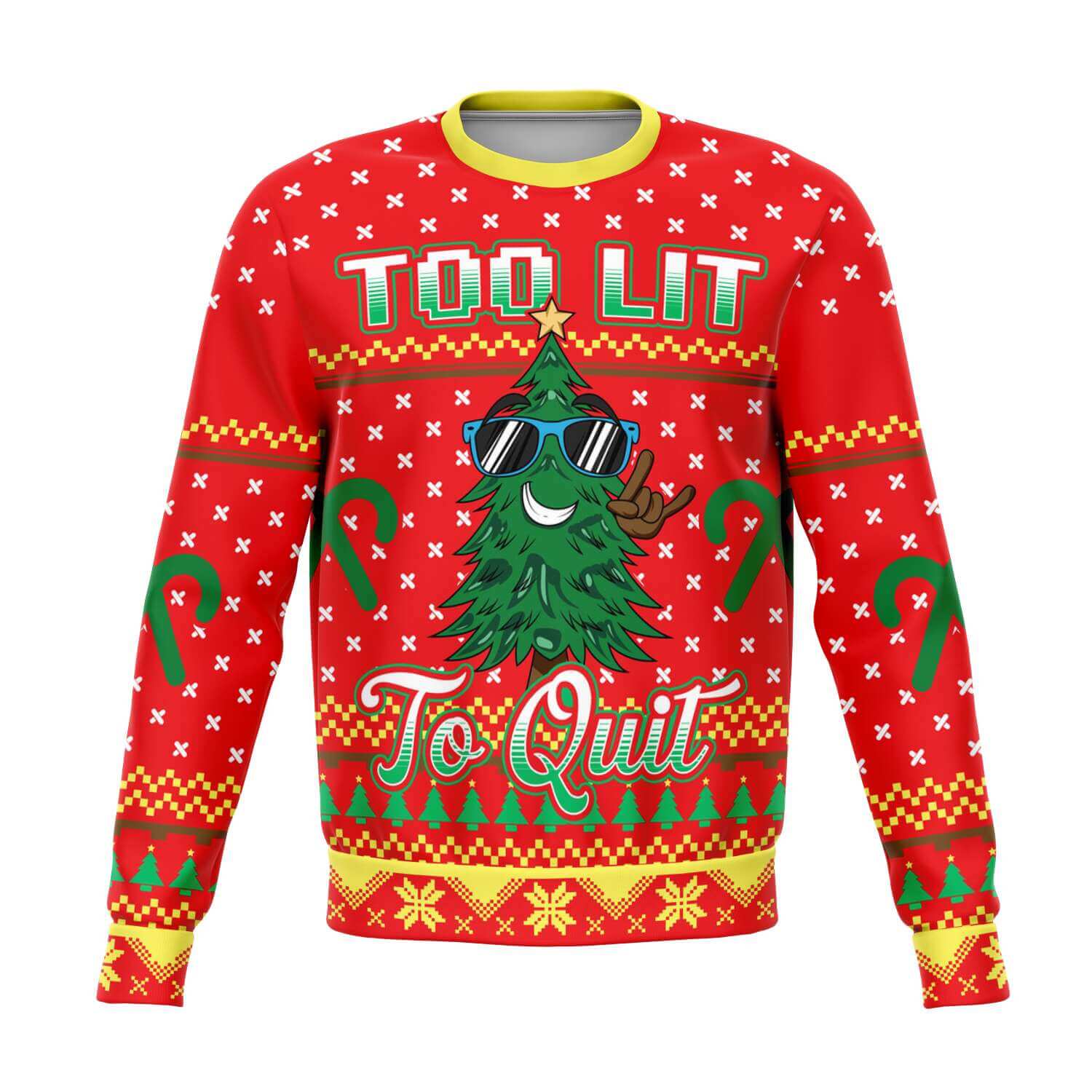 Too-lit-to-quit-Athletic-Fashion-sweatshirt