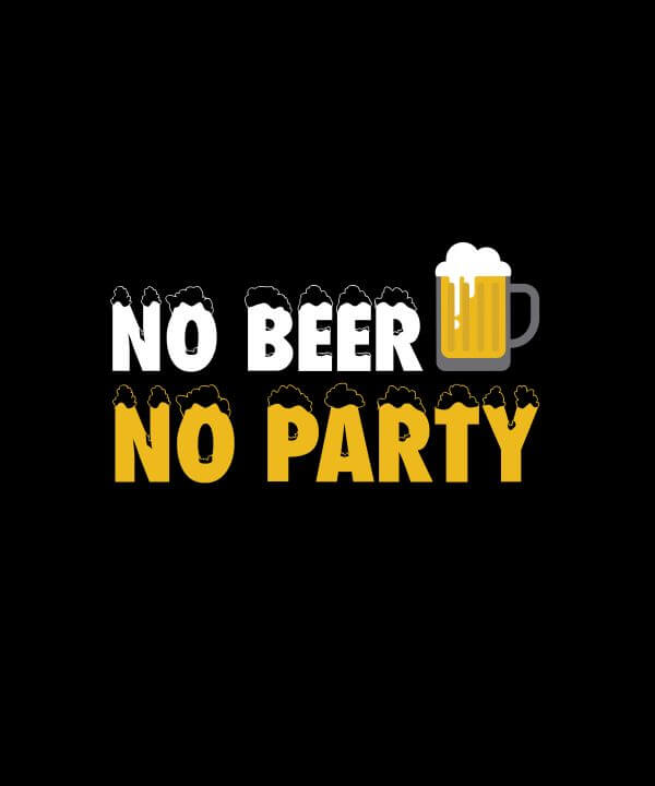 24-No Beer No Party-01-gildan64000-unisex-t-shirt