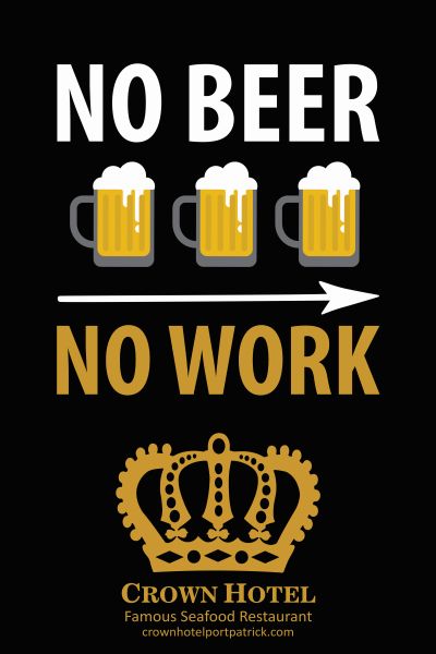 No-Beer-No-Work-Crown-Hotel-Portpatrick