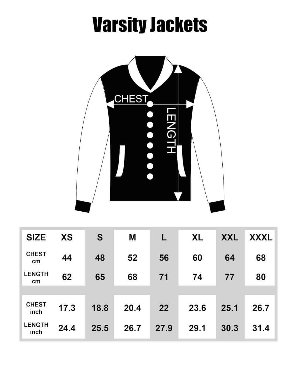 Size Charts – Derby Of San Francisco