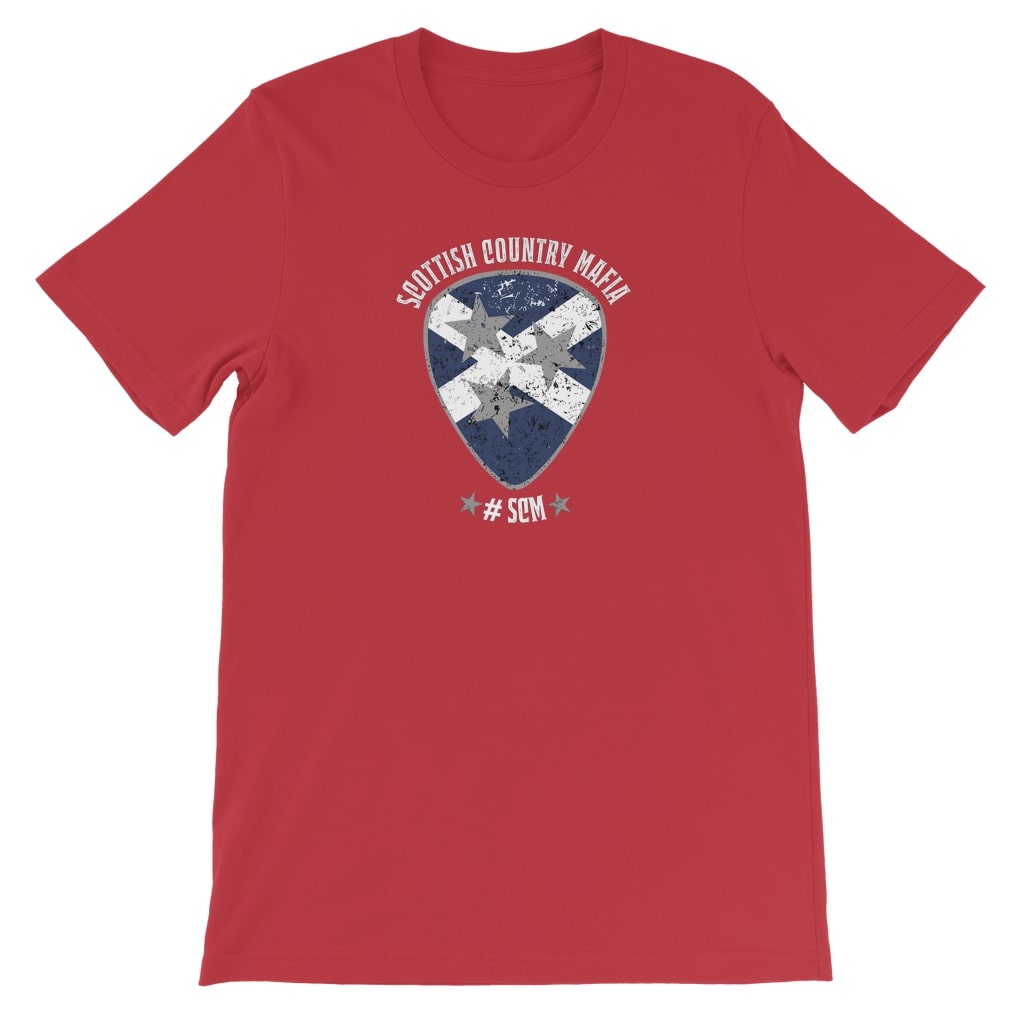 Scottish Country Mafia Kids T-shirt Pick logo - red