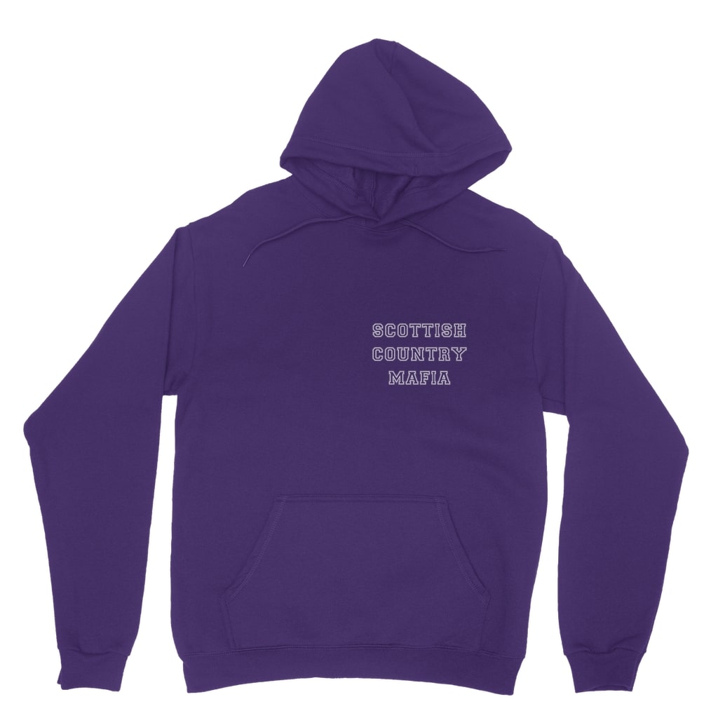 Scottish Country Mafia Classic Adult Hoodie College - front-purple