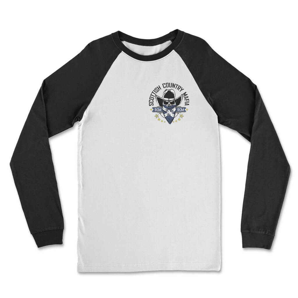 New-SCM-Logo-Classic-Raglan-Long-Sleeve-Shirt-Front-Back-Design-Black-White