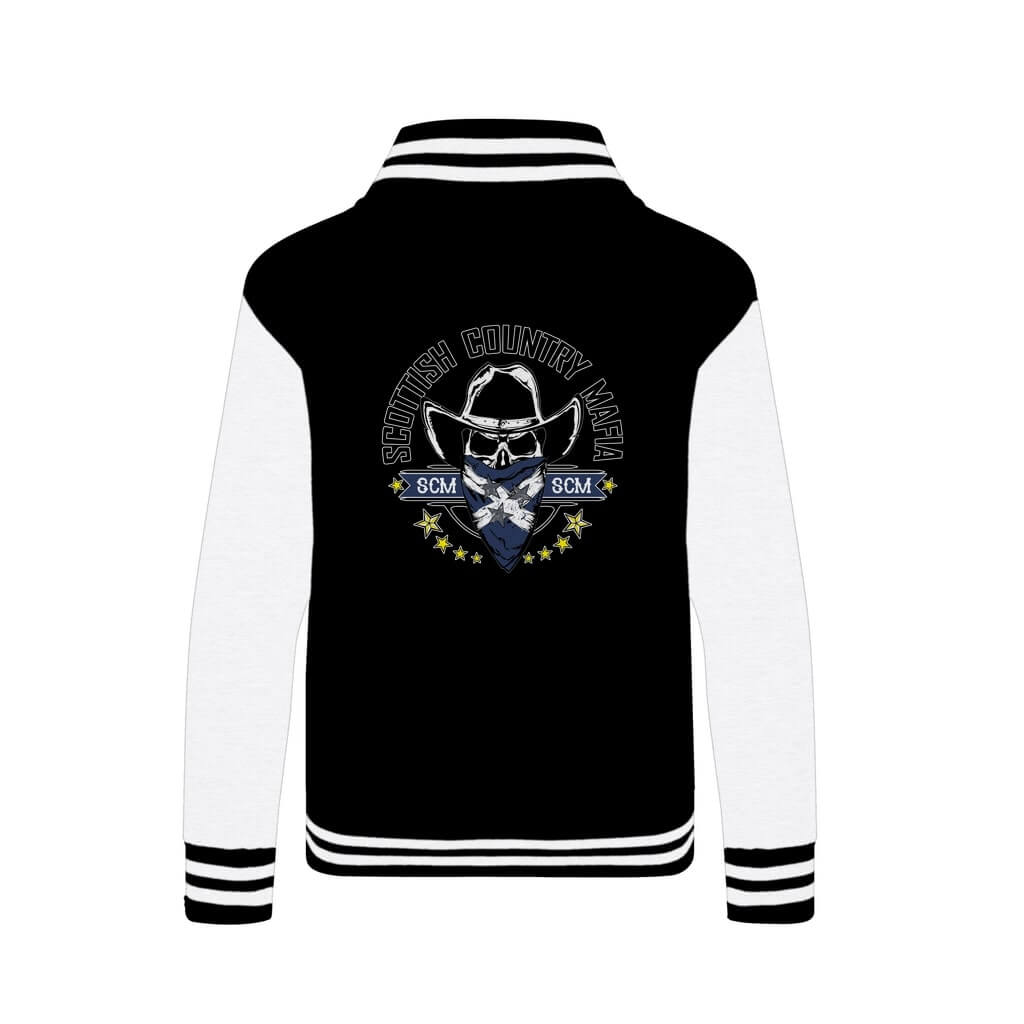 New-SCM-Logo-Classic-Varsity-Jacket-Back-Design-Black-White