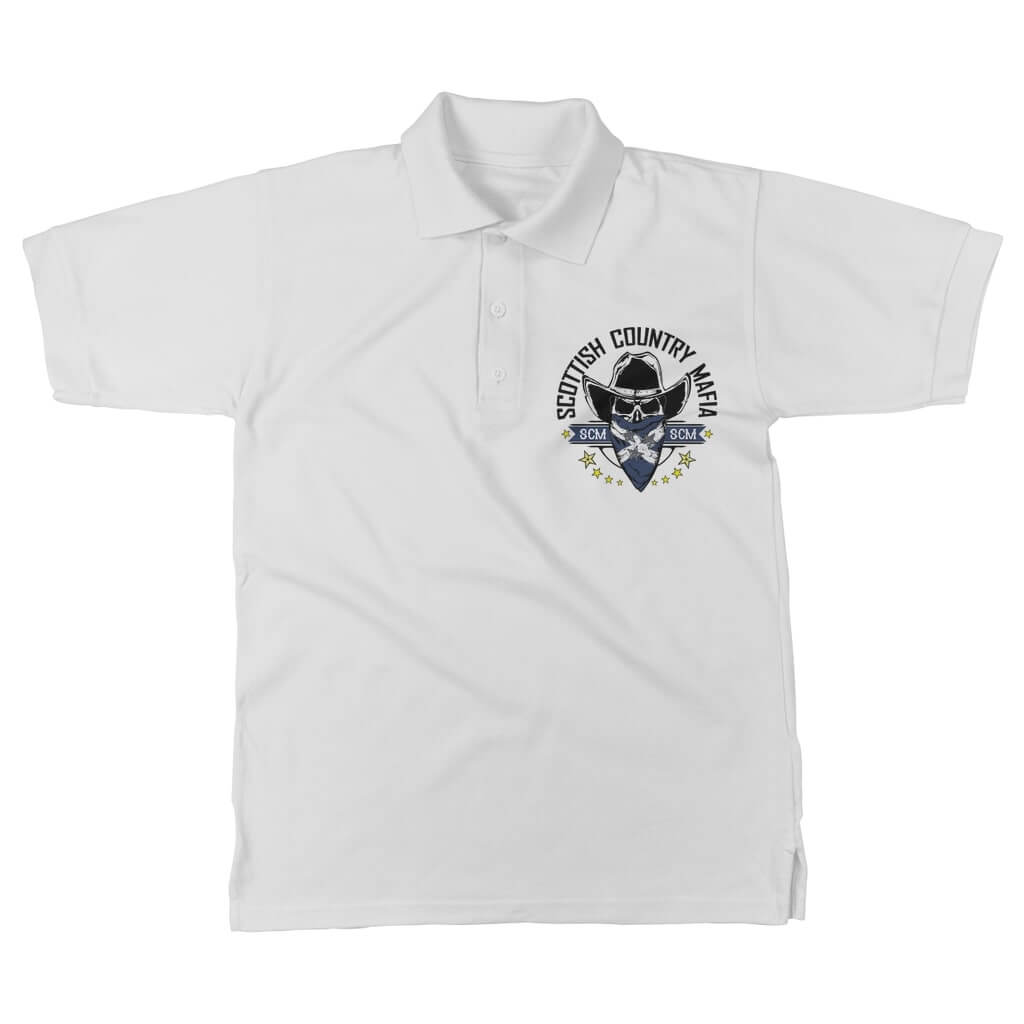 New-SCM-Logo-Classic-Womens-Polo-Shirt-Front-Design-White